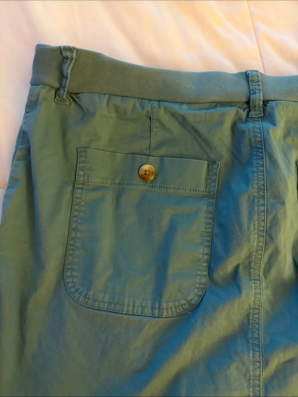 Lee Regular Fit Skort Mid Rise With Pockets Light Green Size 18 Medium